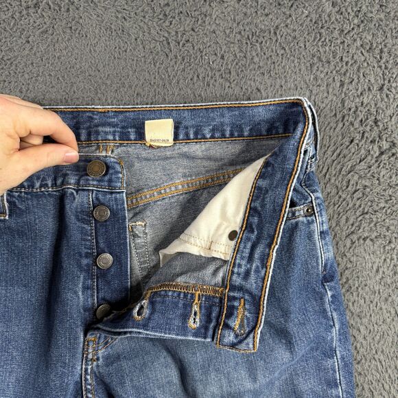 Vtg Abercrombie & Fitch Jeans Womens 29x34 Blue Flare Medium Wash Denim Y2K - Picture 5 of 13